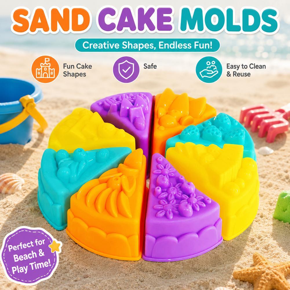 Kinetic Sand Mold - Kek Şeklinde Kum Kalıbı Seti Taşınabilir