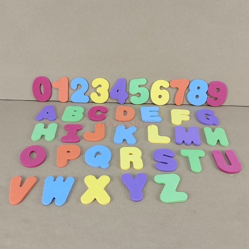 Bath Letter Number Foam - 36 adet/takım Bebek Çocuk Çocuk eğitici