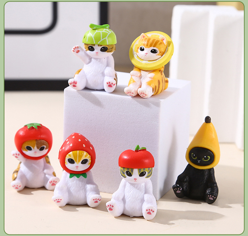 Kids Toys Box - Anime Mofusand Figürleri Giyinmiş Kawaii Kediler