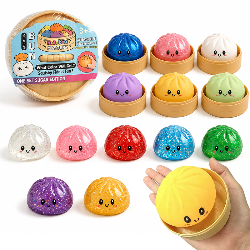 Kids Toys Dumplings - Simli Mantı Şeklinde Jumbo Bao Bun