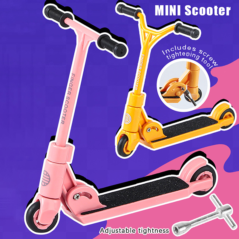 Kids Toys Scooter - 1 adet Katlanabilir Parmak Scooter T-şekilli
