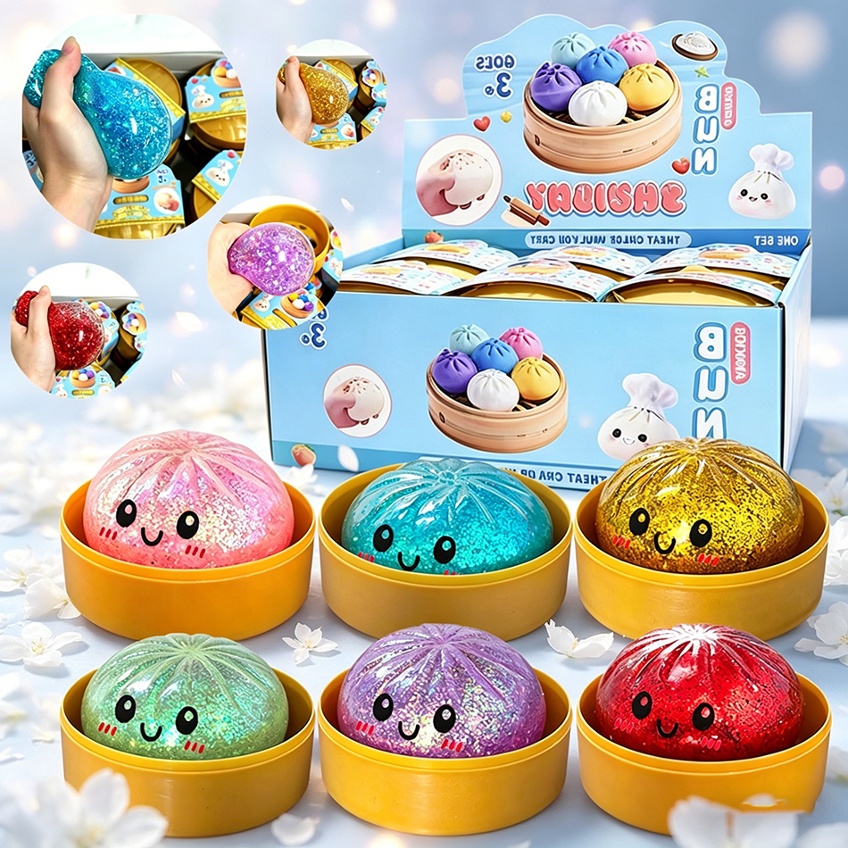 Kids Toys Dumplings - Buharlı Pişirici Kutulu Mantı Şeklinde Yumuşak