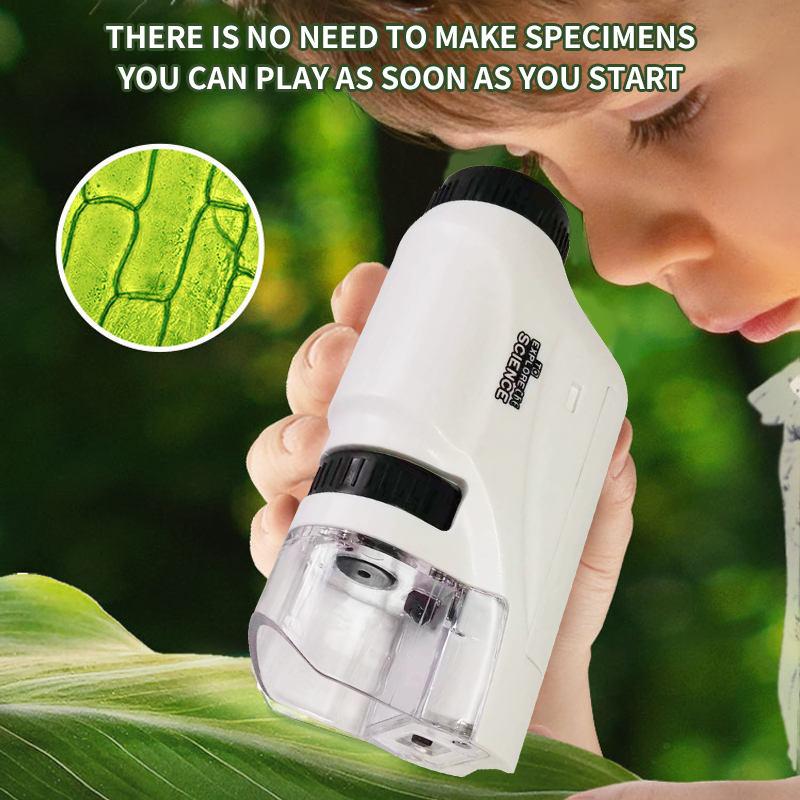 Microscope Kids Science - Mini cep mikroskop kiti 60 To120x