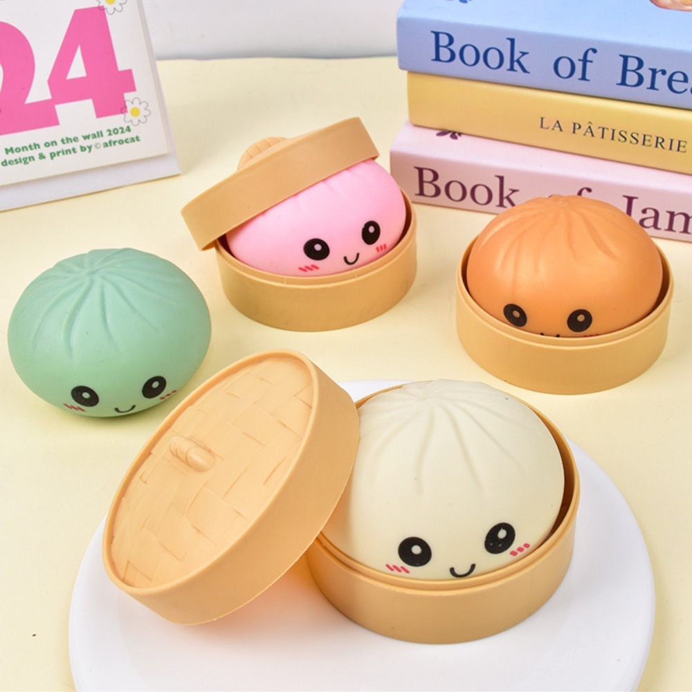 Kids Toys Dumplings - Simüle Renkli Mantı Şeklinde Yumuşak Oyuncaklar