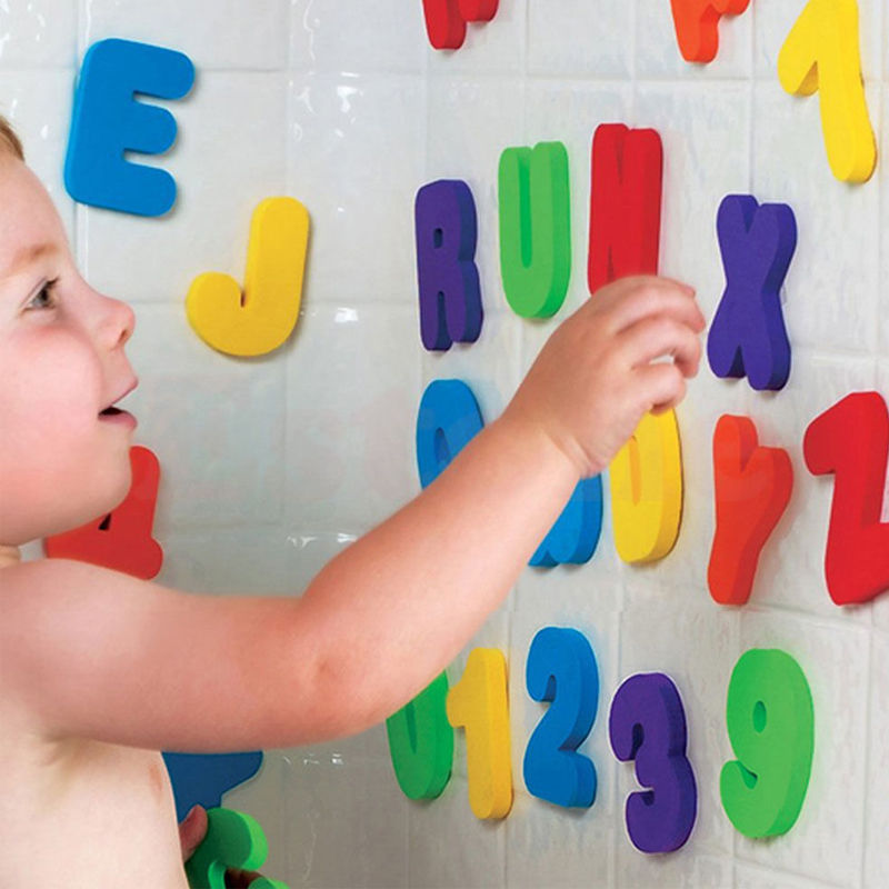 36 adet/takım bebek çocuk çocu - Bath Letter Number Foam incelemesi ve fiyatı