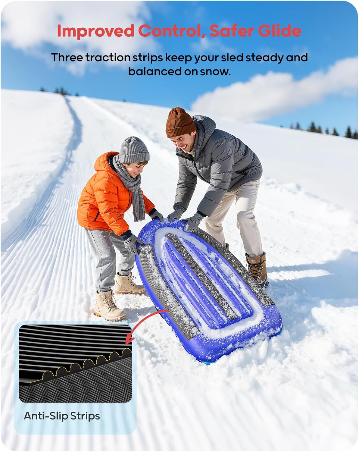 QPAU Şişme PVC Kar Kızakları A - Kids' Toy incelemesi ve fiyatı
