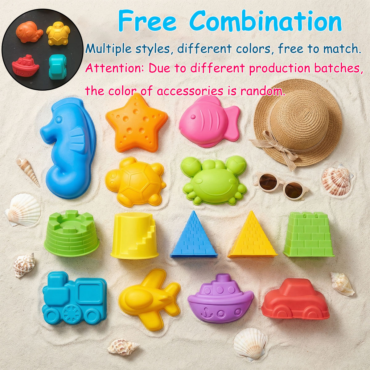 Küçük Yaratıcı Plaj Kalıp Seti - Kinetic Sand Mold incelemesi ve fiyatı
